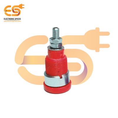 4mm 15A Female Socket Banana Connector Jack Panel Red Color